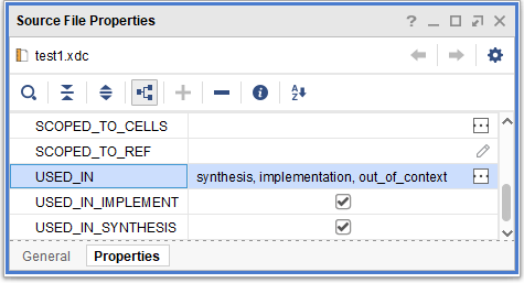 Vivado OOC Constraints